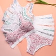 thumbnail image 4 of Girl Underwear Set Comfortable Seamless Cotton Soft Hipster Silky Cheeky Breathable Teen Girls Panties 6-Pack, 4 of 9