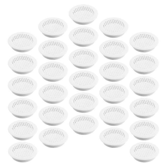 Soffit Vent Under Cabinet Air Vent Cover For Shoe Cabinet With Heat Dissipation And Odor Prevention 50Set