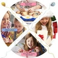 thumbnail image 6 of Latch Hook Kits for Kids,Latch Hook Rug Kits for Adults pillow,Creative Craft Home Decor Ideal for Learning Pillow Making(Flower,17*17in), 6 of 10