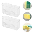 thumbnail image 4 of EeaseCA 2 Pcs Kitchen Drying Racks Kitchen Sponge Holder Wall-mounted Storage Rack, 4 of 7