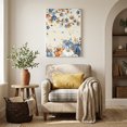 thumbnail image 4 of Canvas Wall Art, Orange Blue Pumpkin Fall Framed Canvas Prints for Living Room Bedroom, Thanksgiving Maple Leaves Branch Large Gallery Wrapped Wall Decor for Home Office, Gifts, 16"x20" Ship Next Day, 4 of 9