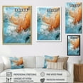 thumbnail image 4 of Designart "Beach Photo Oceanic flow VIII" Nautical & Beach Floater Framed Wall Decor, 4 of 7