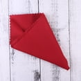 thumbnail image 4 of CIMAXIC Serviettes 10 Pcs Serviettes de Table Durables avec Dentelle Ondulée Décorations de Table pour Restaurant Café Maison (Rouge), 17.72"X17.72"X0.08 Pouces, 4 of 5