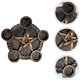 thumbnail image 3 of Portavelas de Resina KAIYANG Plato de Altar Estrella Pentáculo, 3 of 5