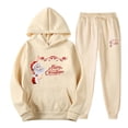 thumbnail image 1 of TIMIFIS Survêtement pour Hommes 2 Pcs à Capuche Ensemble de Sport Décontracté pour Course Jogging - Automne, 1 of 8