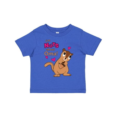 

Inktastic I m Nuts About Oma Gift Toddler Boy or Toddler Girl T-Shirt