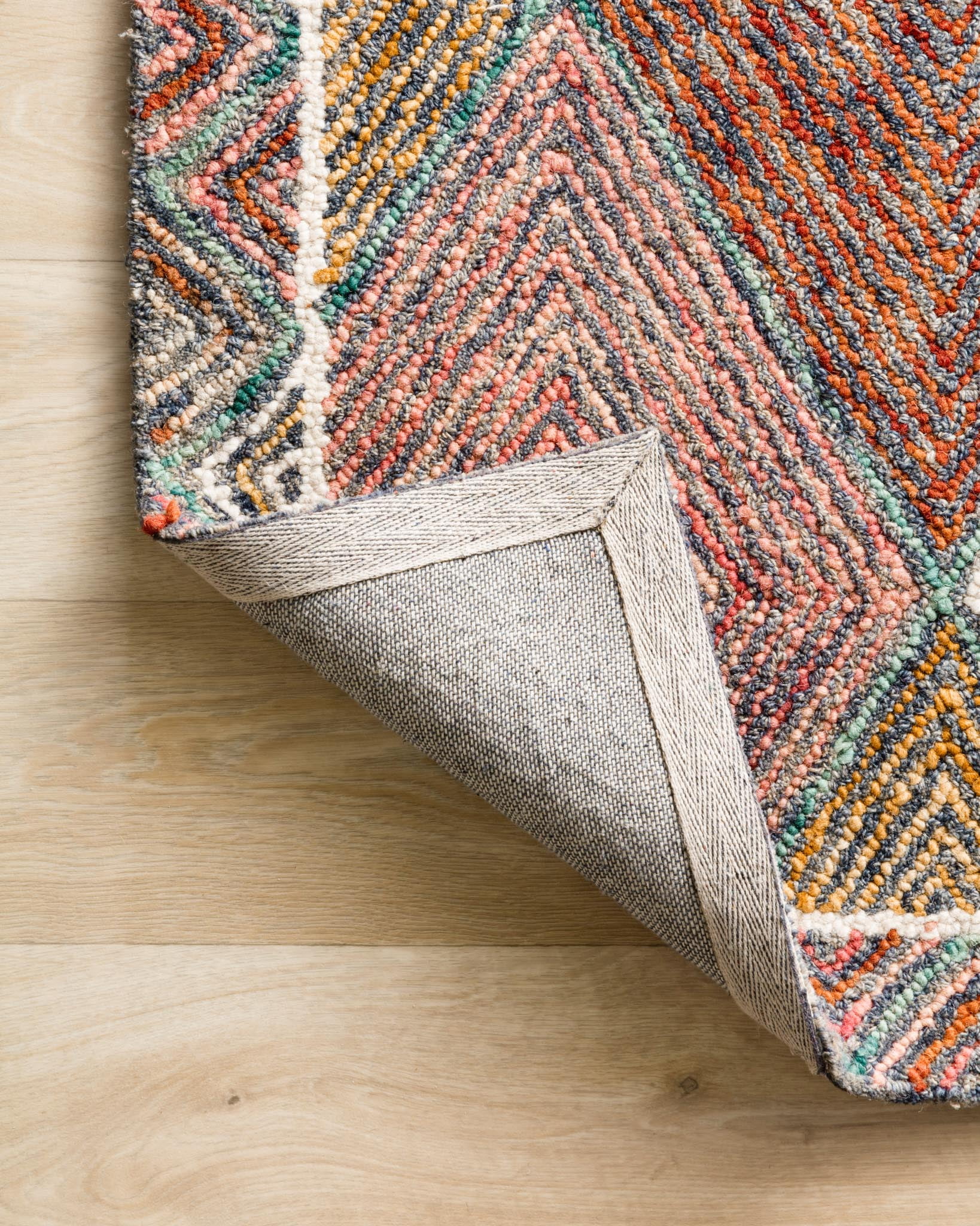 Loloi Spectrum Geometric Turquoise / Fiesta Area Rug