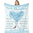 thumbnail image 1 of LHSHID Daughter in Law Gifts Gifts for Daughter in Law Blanket Gift for Future Daughter in Law Daughter in Law Birthday Wedding Gifts Unique Best Daughter in Law Gifts from Mother in Law 30"x40", 1 of 6