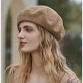 thumbnail image 6 of CoCopeaunt French Wool Beret Hat Women Winter Casual Warm Cap Girls Ladies Retro Artist Painter Hat with Sequins, 6 of 7