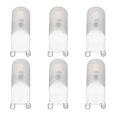 thumbnail image 1 of 6Pcs G9 LED Light Bulbs Ceramic 200LM G9 Base Bulbs for Wall Lamp Chandelier Replacement 2W 20W Halogen Equivalent 220V Warm Light, 1 of 12