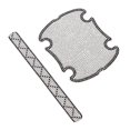 thumbnail image 4 of 1 Jeu de Poignée de Porte en Strass Autocollant Protecteur Bling Couverture de Poignée de Voiture, 4 of 9