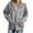 Gray, variant on Cathalem Women's Solid Color Pullover Hoodie - Long Sleeve Casual Sweatshirt with Kangaroo Pocket, Cozy Fleece Lined Hooded Sweater for Women (Grey,L)