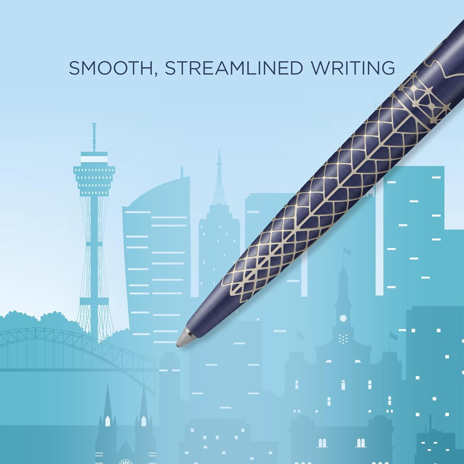 PARKER Jotter Ballpoint Pen | Special Edition | Sydney Blue CT | Medium Point with Blue Ink | Gift Box
