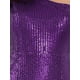 thumbnail image 5 of INSPIRE CHIC Vestido de cóctel de lentejuelas para mujer, maxi de un solo hombro, vestido de sirena para prom, noche y boda, XL púrpura oscuro, 5 of 6