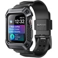 thumbnail image 1 of [Unicorn Beetle Pro] Designed for Watch Series 6/SE/5/4 [40mm], Rugged Protective Case with Strap Bands (Black), 1 of 6