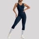 thumbnail image 1 of WILLBEST Mono de Entrenamiento para Mujer, de Manga Larga, con Cremallera Frontal Y Espalda Descubierta, Elástico, Deportivo, para Yoga, Running, Ropa Informal Cómoda. Chica, 1 of 8