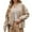 A Beige, variant on Womens Jackets Spring Button Up Bomber Jackets Cute Dressy Casual Jacquard Coats Lightweight Relaxed Fit White L