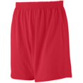 thumbnail image 1 of Augusta Youth Jersey Knit Shorts, Red, 1 of 3