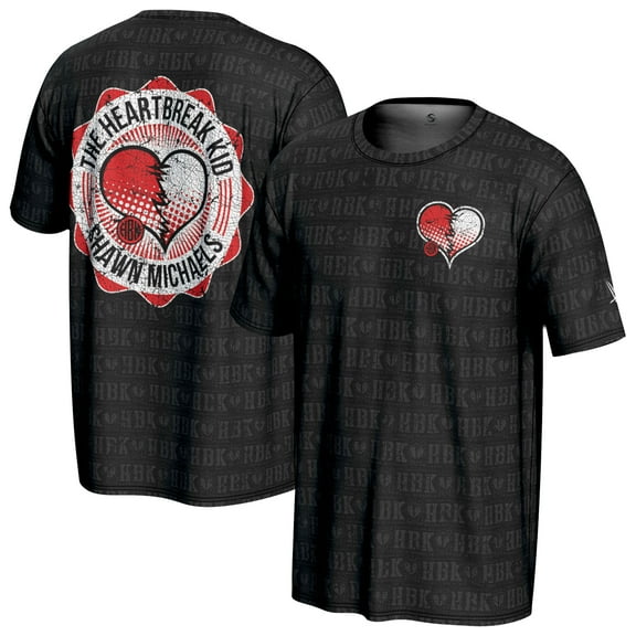 Youth ProSphere  Black Shawn Michaels Graphic T-Shirt