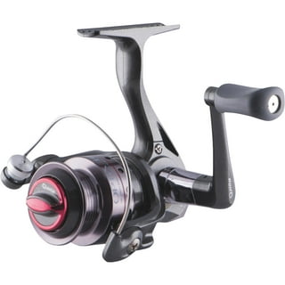 Quantum Smoke Spinning Fishing Reel, Size 25 Reel, Changeable Right- or  Left-Hand Retrieve, Continuous Anti-Reverse Clutch with NiTi Indestructible  Bail, SCR Alloy Frame, 6.0:1 Gear Ratio, Black 