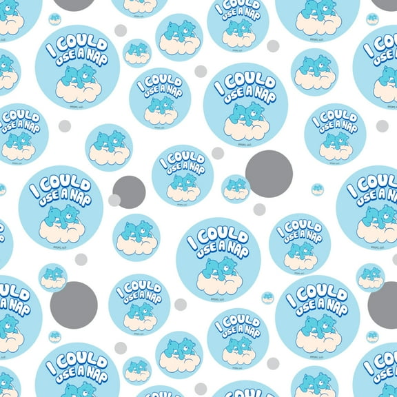 Care Bears Bedtime Bear I Could Use a Nap Premium Gift Wrap Wrapping Paper Roll