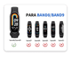 thumbnail image 2 of 2pzs Correa De Acero Inoxidable Para Xiaomi Smart Xtellar plateado, 2 of 3