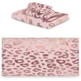 thumbnail image 2 of Pink Leopard Towels 3 Pack Bath Towels for Bathroom Set Soft Cotton Highly Absorbent Lightweight & Quickdry Towel Set 1 Bath Towel,1 Hand Towel,1 Washclothe Wash cloth, 2 of 6