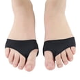 thumbnail image 3 of Casewin Metatarsal Pads Hidden Socks for Women and Men,Ball of Foot Cushion Covers Relief Pain Blister Callus,Forefoot Sock Large Black, 3 of 7