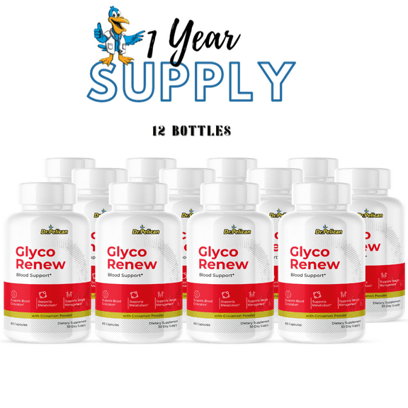 Glyco Renew- Blood Support- 12 Bottles- 720 Capsules