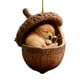 thumbnail image 1 of Adorno de acrílico plano 2D con agujero para árbol de Navidad | Diseño festivo de piña para colgar en el árbol de Navidad y el coche, 1 of 3