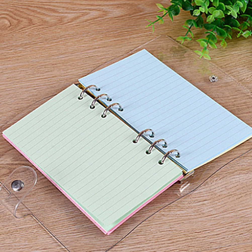 Raindrops 100 Pcs A5 Loose-Leaf Refill Paper for Notebooks, Travel-Friendly Colorful Writing Sheets