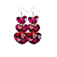 thumbnail image 2 of Pendientes Multicapa Labio Oreja Cuelga Aro en forma de corazón Pendiente colgante Favores de fiesta Regalo del día de San Valentín Banquete Ropa, zapatos y accesorios Miscelánea corazón de hoja Qarigey AP010113-16, 2 of 6