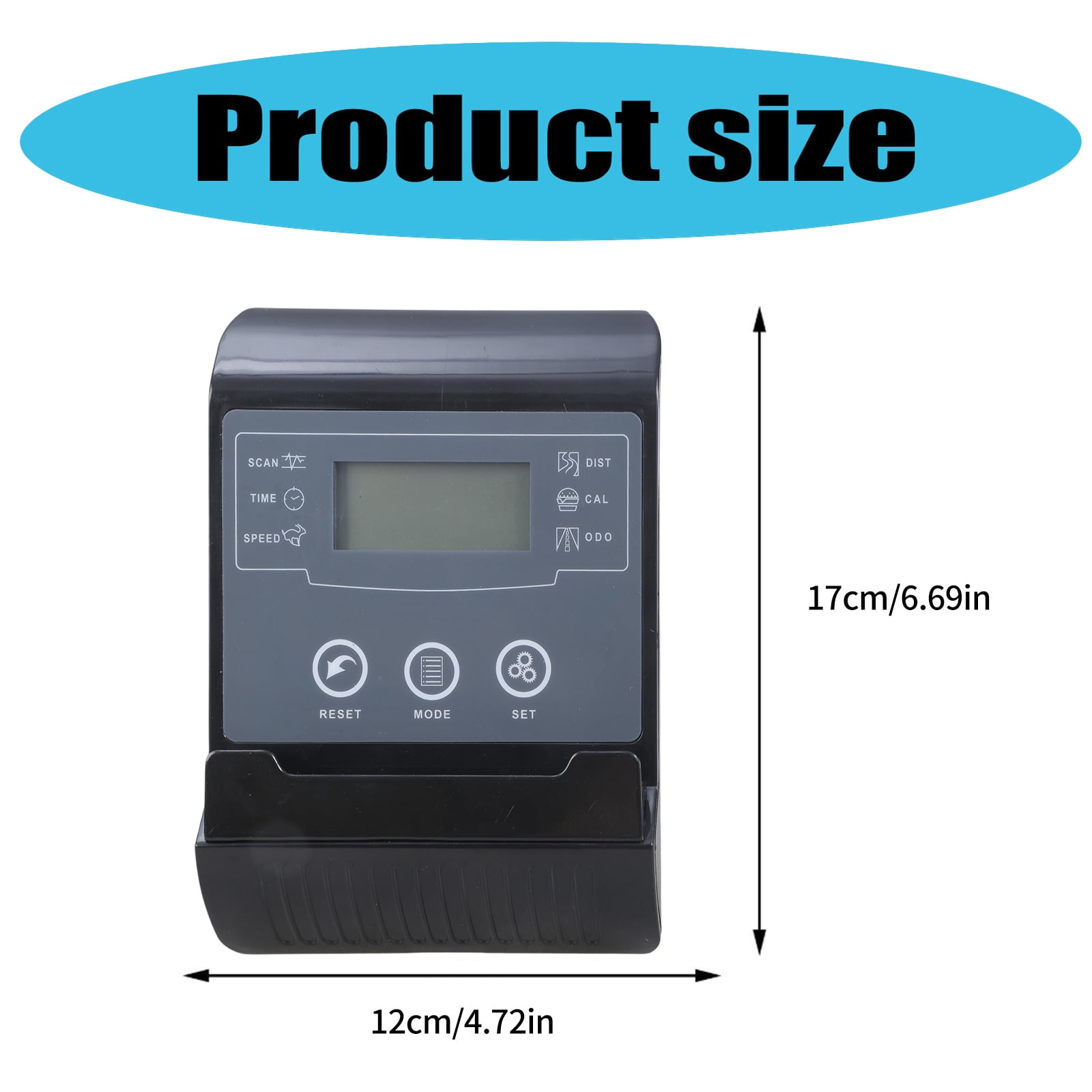 Digital Treadmill Speedometer Monitor Fitness Machine Monitor for Homes Gym Equipment Large Readable Display