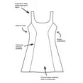 thumbnail image 3 of Swimsuits for All Women's Chlorine Resistant Tank Swimdress, 3 of 3