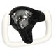 thumbnail image 5 of Volante Con Calefacción ANGGREK Napa Blanca para Modelo 3 2017-2021, 5 of 7