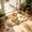 Khaki, variant on Cloud Shaped Floral Bath Floor Mats,Lint Absorbent Rug, Non Slip Colorful Flower Floor Mat for Bathroom Entryway Decor 15.74 x 23.62 Inch