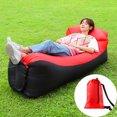 thumbnail image 2 of HEJULIK Inflatable sofa lounger, waterproof, leak-proof design Top pillow model with matching bag - suitable for travel, outdoor, camping, hiking, beach parties, picnics, 2 of 8