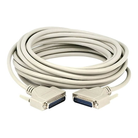 UPC: 0844660015864 | Monoprice DB25 Molded Cable – 25 Feet – White | Male to Male