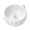 White, variant on Sinknap Halloween Spiral Swirl PLA Berry Bowl, Ghost & Pumpkin‑Face Fruit Rinser Strainer With Drain Holes, 360° Vortex Washing Basket, Festive Candy Snack Serving Bowl Orange