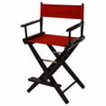 thumbnail image 1 of American Trails Extra-Wide Premium 24"" Director'S Chair Black Frame With Red Canvas Counter Height, 1 of 1