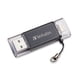 thumbnail image 1 of USB de 64 GB Store 'n’ Go USB 3.2 Dual Gen 1 dispositivos Apple Lightning - Grafito, 1 of 4