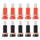thumbnail image 2 of Banana 10 Uds Conectores Banana Material DE LATÓN 4mm/0,2 Pulgadas Agujero Resistencia De Aislamiento Maximum.24A Conector Hembra 30V-60V, 2 of 7