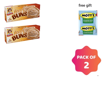 Little Debbie Honey Buns, 6 ct, 10.6 oz pack of 2