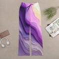thumbnail image 6 of Marble Texture for Women Casual Lightweight Straight Leg Pants Comfy Women's Trousers, 6 of 8