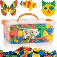 thumbnail image 1 of Hexagon Tangram Puzzles for Kids [320 Pcs] Brain Teaser Colorful Plastic Flexible Shape Block STEM, Educational, Montessori Resources, Learning Toys for Kids Develops Motor Skills by 4E’s Toys - -, 1 of 7