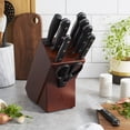thumbnail image 4 of Henckels Solution 10-pc Knife Set with Block, Chef Knife, Paring Knife, Utility Knife, Bread Knife, Black, Stainless Steel, 4 of 5