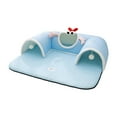 thumbnail image 1 of Cama de túnel de gato de mascota Interactiva con la pelota de pelota de gatito Túnel Túnel Tube Centro de juego para conejos de conejo Gatito Divida M, 1 of 8