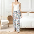 thumbnail image 6 of Lsque Watercolor Wildflowers 1 Print Women's Pajama Pants, Lounge Pant - Comfortable Home Wear,Elastic Waistband, Stylish Design-XX-Large, 6 of 9