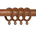 thumbnail image 1 of Plastic Faux Wood Rings 1-3/8 inch ID (set of 10) - Chestnut,(DR40-W3), 1 of 3
