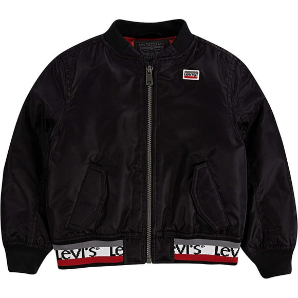 Levi's Boys' Big Bomber Jacket, Dress Blues Sportswear, M